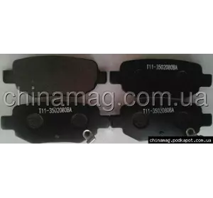 Колодки тормозные задние Chery Tiggo, T11-3502080BA KIMIKO Колодки тормозные задние Chery Tiggo, T11-3502080BA KIMIKO