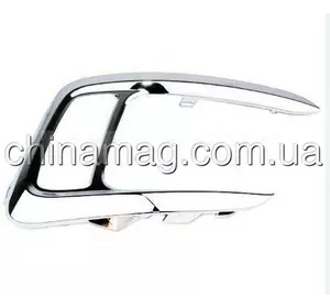 Рамка решетки бампера правой хром Chery Tiggo 2, J69-2803524 Лицензия Рамка решетки бампера правой хром Chery Tiggo 2, J69-2803524 Лицензия