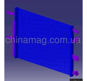 Радиатор кондиционера Chery Tiggo 2, J60-8105010 Лицензия
