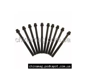 Болты головки блока 481/484/473 (10шт/ком), 481H-1003082 Лицензия Болты головки блока 481/484/473 (10шт/ком), 481H-1003082 Лицензия