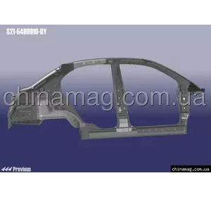 Порог металлический левый Chery Jaggi, S21-5400010-DY Лицензия Порог металлический левый Chery Jaggi, S21-5400010-DY Лицензия