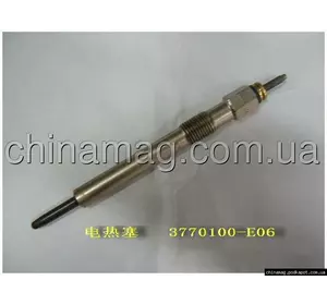 Свеча накала Great Wall Hover дизель 2.8, 3770100-E06 SHINO Свеча накала Great Wall Hover дизель 2.8, 3770100-E06 SHINO